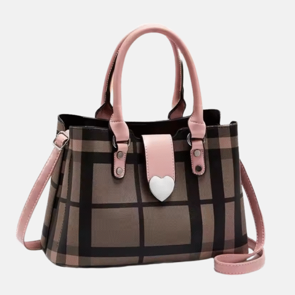 Plaid Pattern Luxury Handbag
