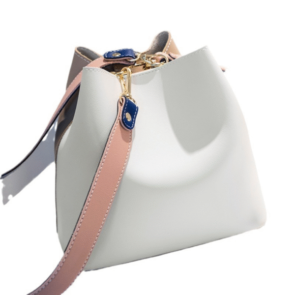 Bucket Decorative Wide Shoulder Bag
