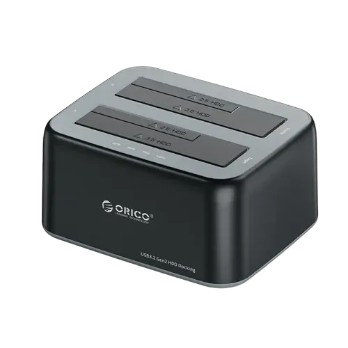 Orico 6829C3 2.5 3.5 inch SATA HDD SSD Offline Clone 2-Bay Dock